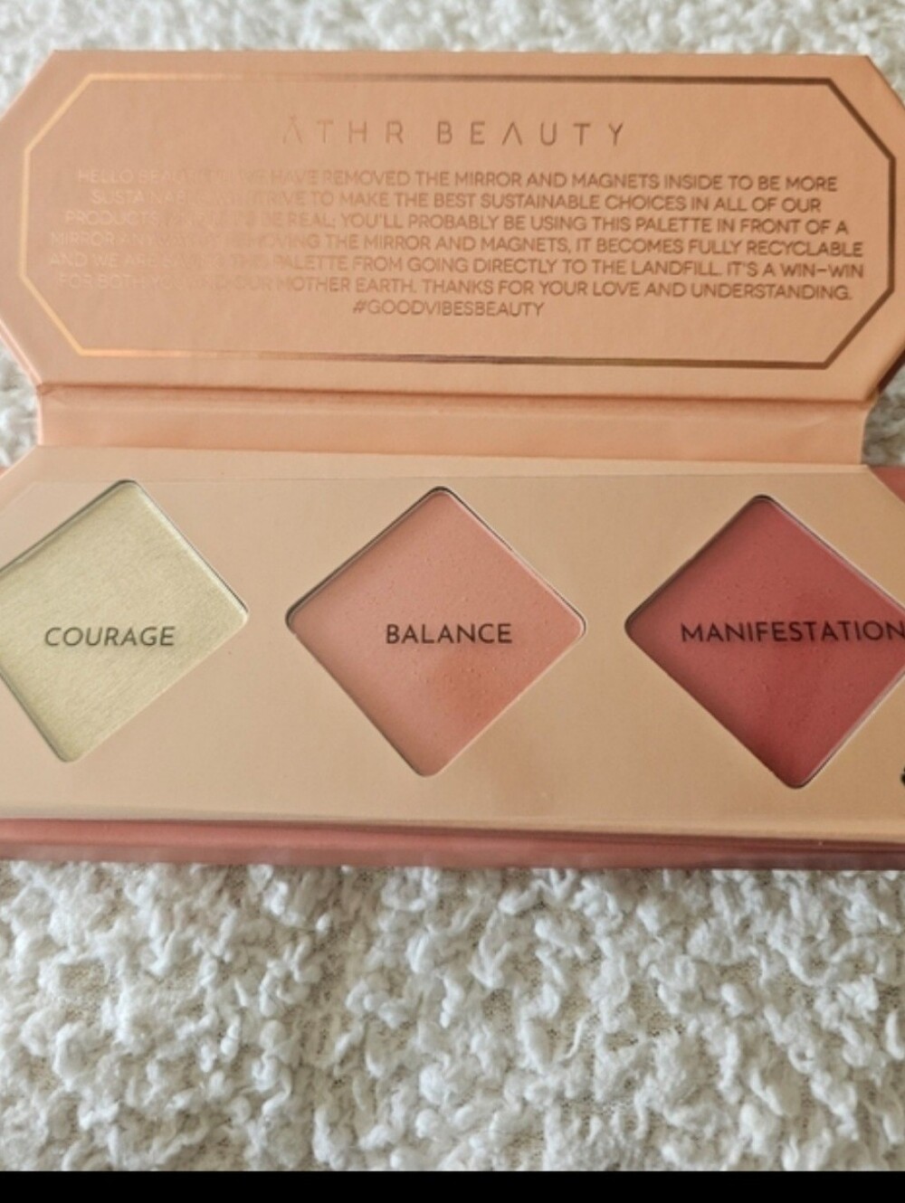 ĀTHR BEAUTY Crystal Charged Cheek Palette - Rose Gold